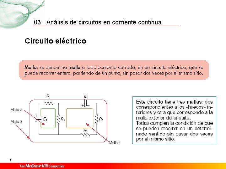 03 Análisis de circuitos en corriente continua Circuito eléctrico 7 
