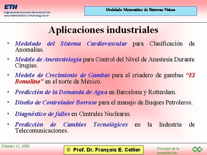 Modelado Matemático de Sistemas Físicos Aplicaciones industriales • Modelado del Sistema Cardiovascular para Clasificación