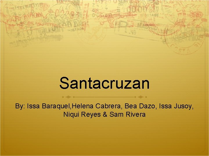Santacruzan By: Issa Baraquel, Helena Cabrera, Bea Dazo, Issa Jusoy, Niqui Reyes & Sam
