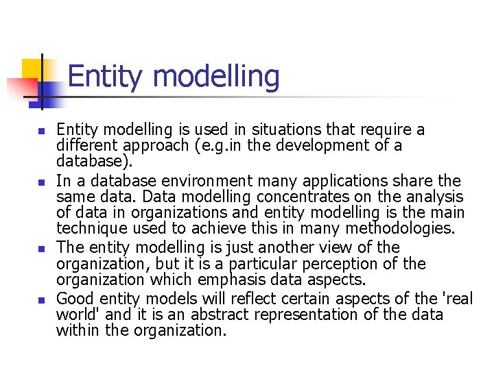Chapter 11 Data Techniques Learning Objectives n n