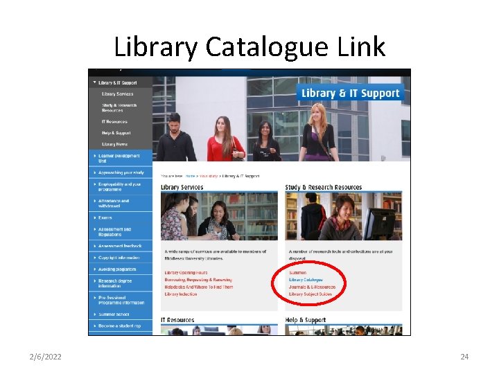 Library Catalogue Link 2/6/2022 24 