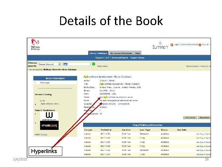 Details of the Book Hyperlinks 2/6/2022 28 