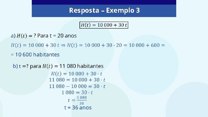 Resposta – Exemplo 3 