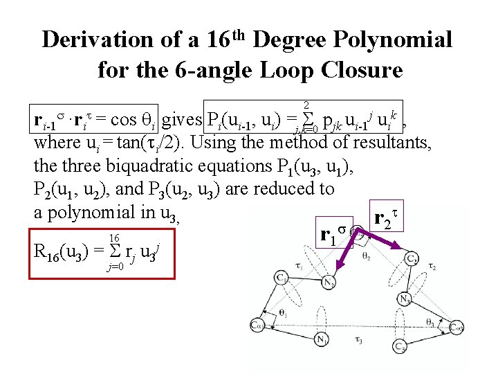 Derivation of a 16 th Degree Polynomial for the 6 -angle Loop Closure 2