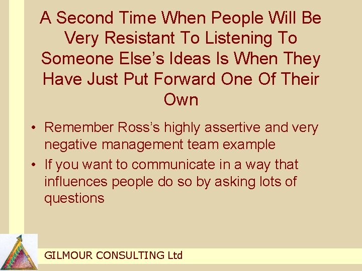 A Second Time When People Will Be Very Resistant To Listening To Someone Else’s A Second Time When People Will Be Very Resistant To Listening To Someone Else’s
