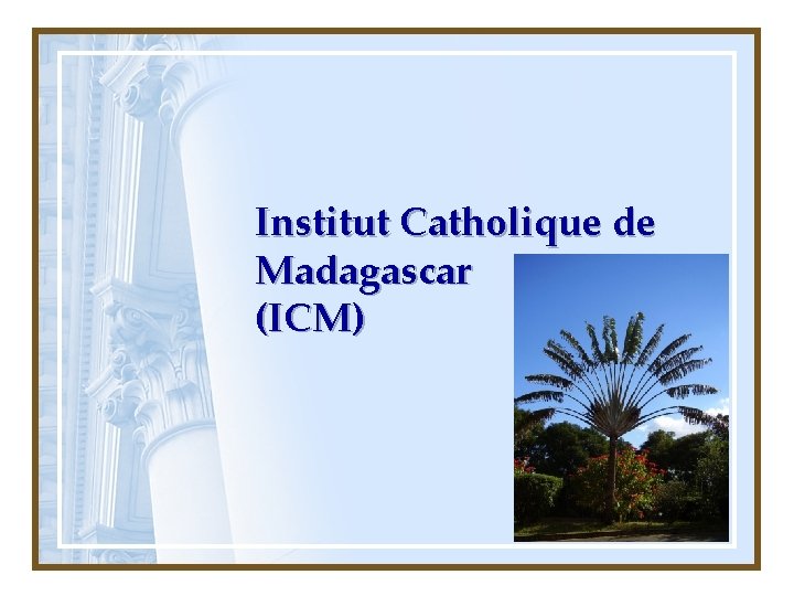 Institut Catholique de Madagascar (ICM) 