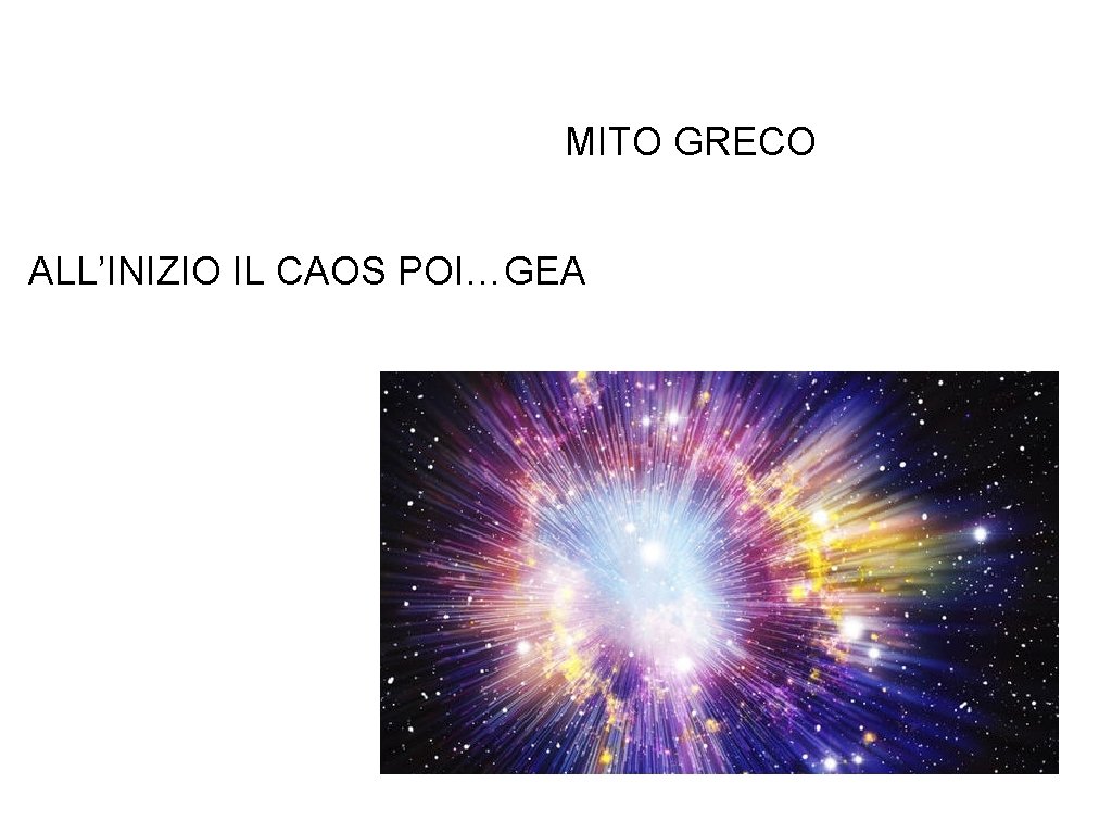 MITO GRECO ALL’INIZIO IL CAOS POI…GEA 