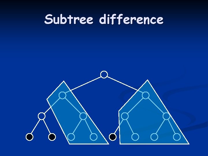 Subtree difference 