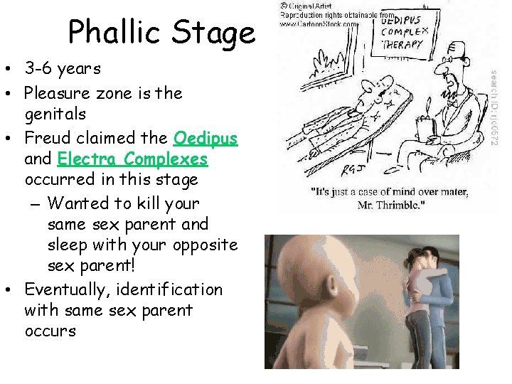 Phallic Stage • 3 -6 years • Pleasure zone is the genitals • Freud Phallic Stage • 3 -6 years • Pleasure zone is the genitals • Freud