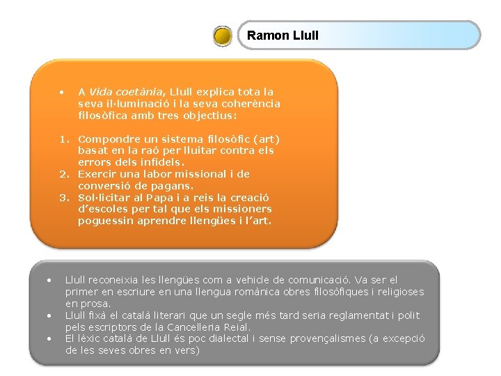 Ramon Llull • A Vida coetània, Llull explica tota la seva il·luminació i la