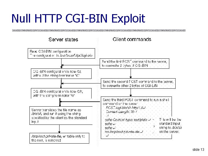 Null HTTP CGI-BIN Exploit slide 13 