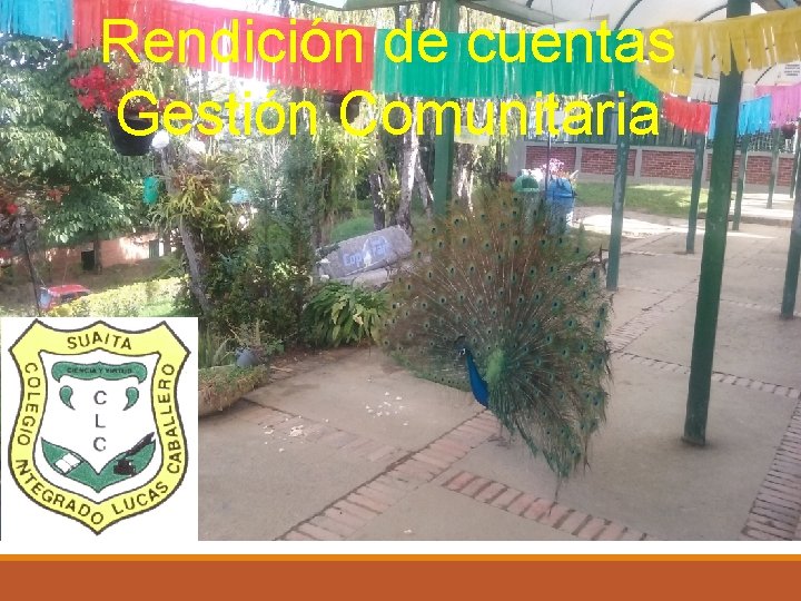 Rendición de cuentas Gestión Comunitaria 