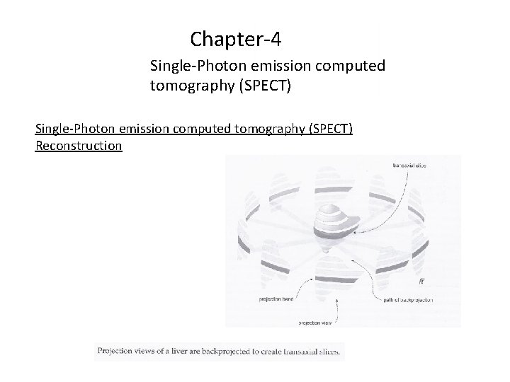 Chapter-4 Single-Photon emission computed tomography (SPECT) Reconstruction 