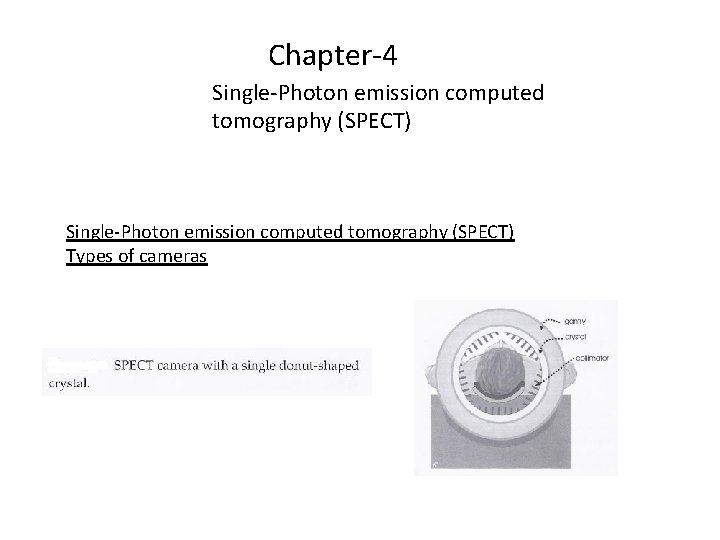 Chapter-4 Single-Photon emission computed tomography (SPECT) Types of cameras 