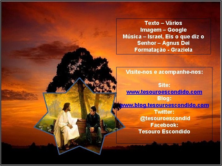 Texto – Vários Imagem – Google Música – Israel, Eis o que diz o