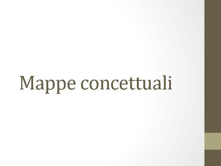 Mappe concettuali 