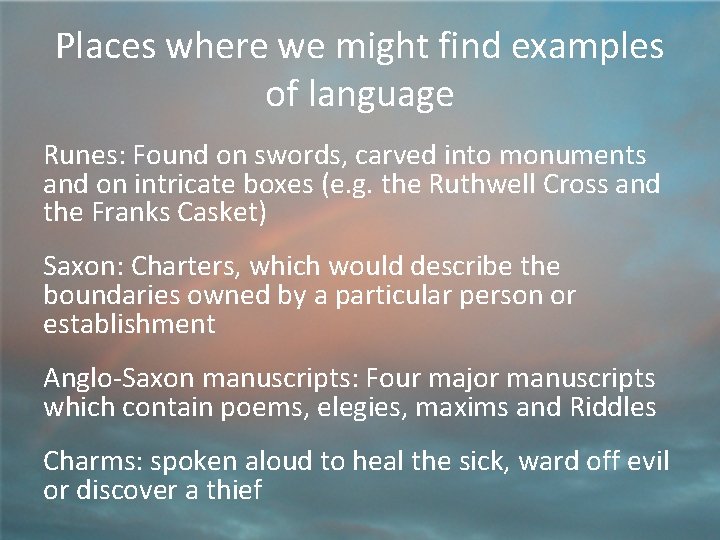 The where Comingwe ofmight find examples Places Christianity of language 595 Pope Gregory the