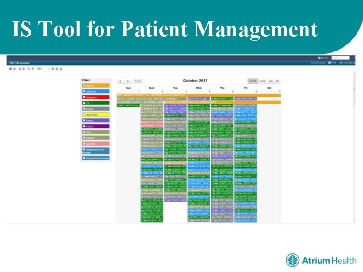 IS Tool for Patient Management 