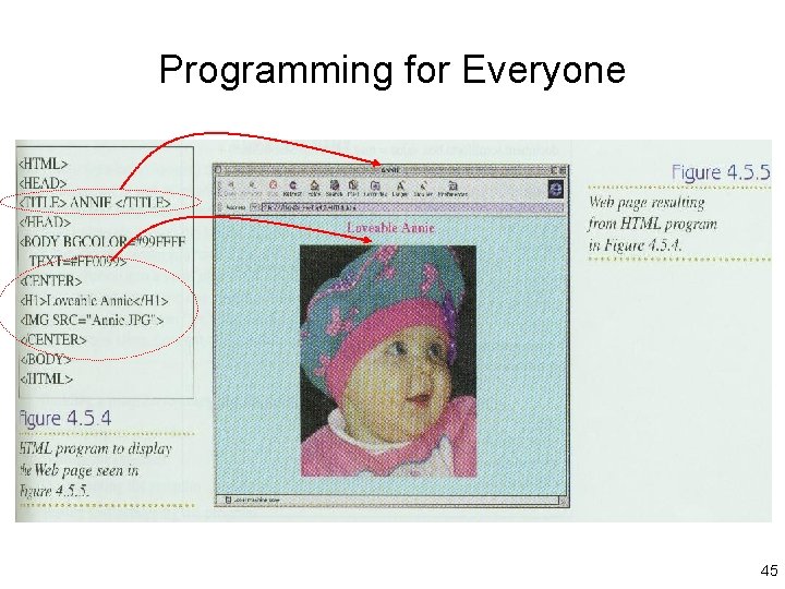 Programming for Everyone 45 