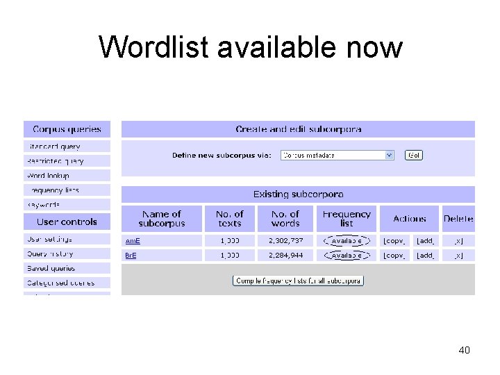 Wordlist available now 40 