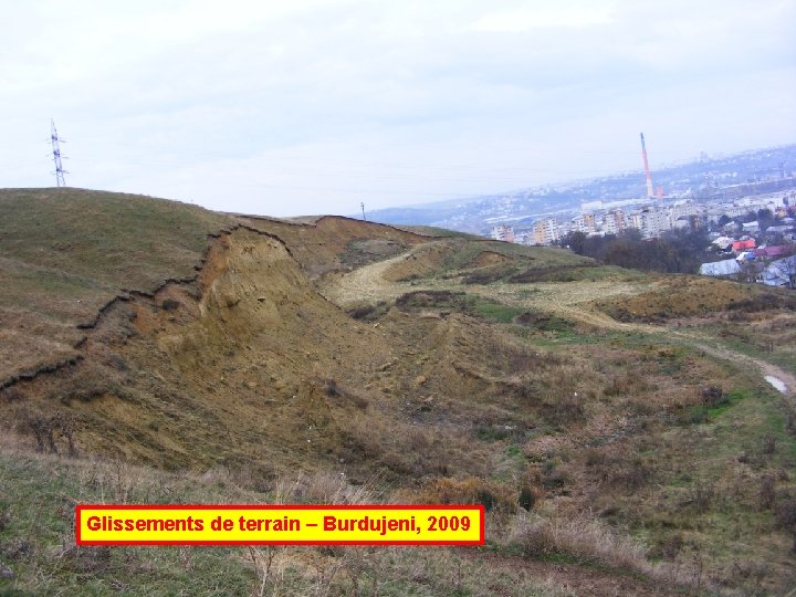 Glissements de terrain – Burdujeni, 2009 