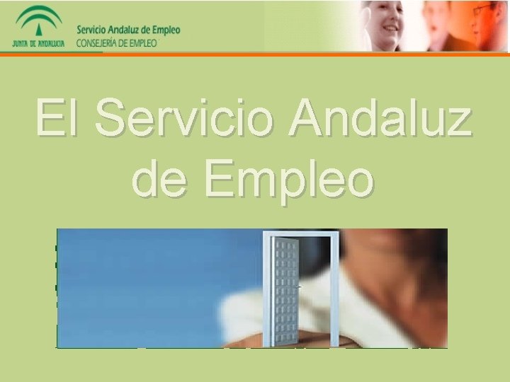El Servicio Andaluz de Empleo 