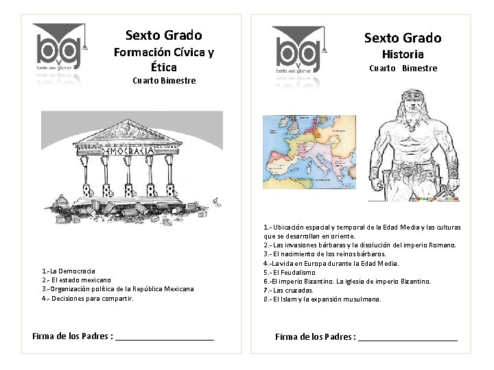 Sexto Grado Cuarto Bimestre Espaol Matemticas 1 Proyecto