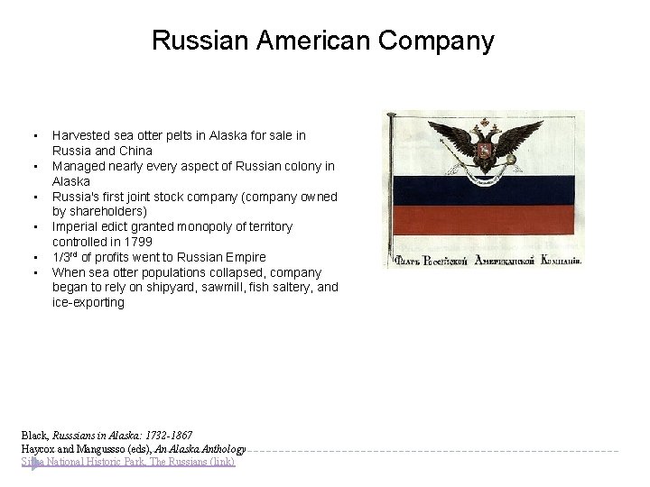 Russian American Company • • • Harvested sea otter pelts in Alaska for sale