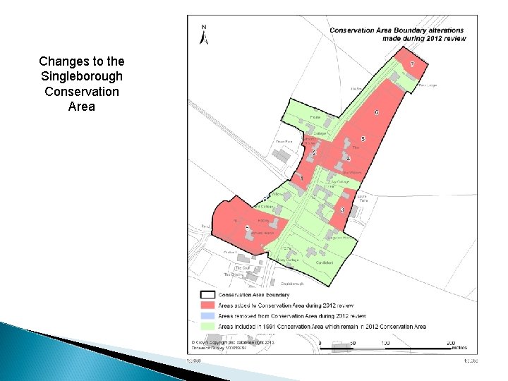 Changes to the Singleborough Conservation Area 