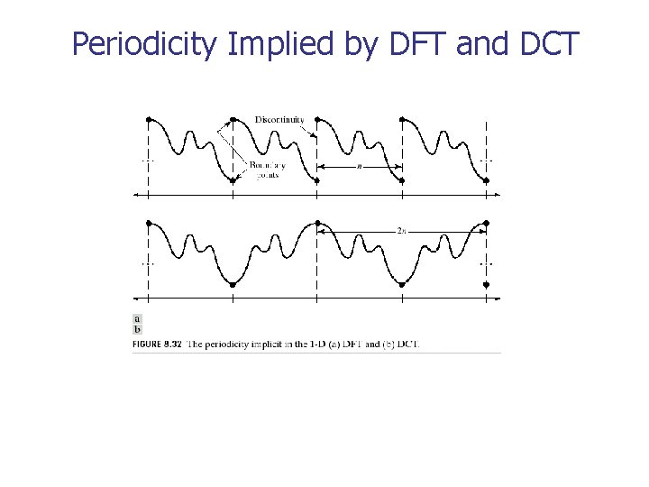 Periodicity Implied by DFT and DCT 