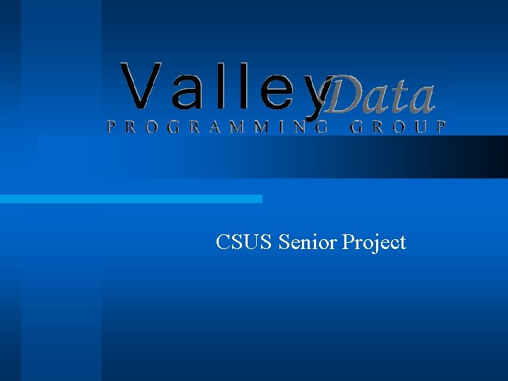 CSUS Senior Project 