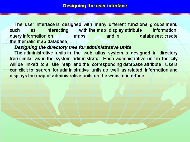 MODEL DEVELOPMENT FOR WEBATLAS SYSTEM APPLYING IN ADMINISTRATION