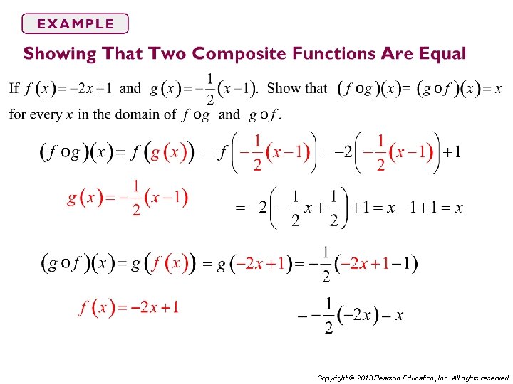 Copyright © 2013 Pearson Education, Inc. All rights reserved 
