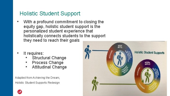 Holistic Student Support • With a profound commitment to closing the equity gap, holistic