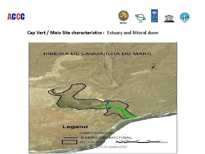 ACCC NEPAD Cap Vert / Maio Site characteristics : Estuary and littoral dune AMA,
