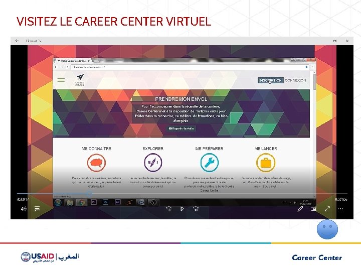 VISITEZ LE CAREER CENTER VIRTUEL 