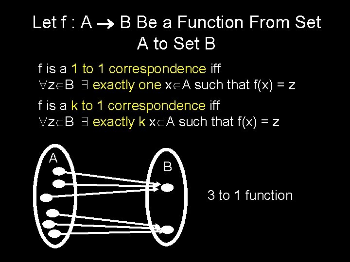 Let f : A B Be a Function From Set A to Set B