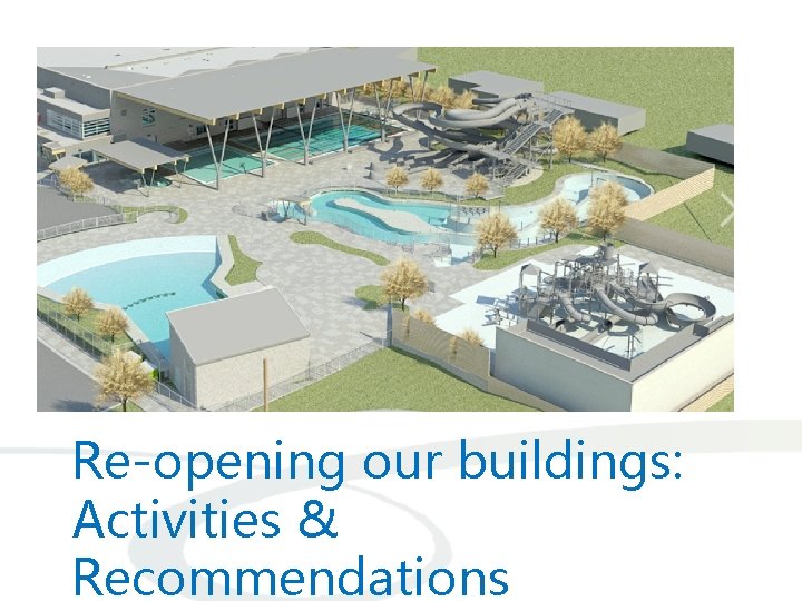 Re-opening our buildings: Activities & Recommendations 