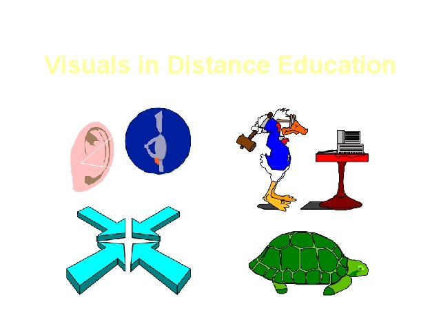 Visuals in Distance Education 