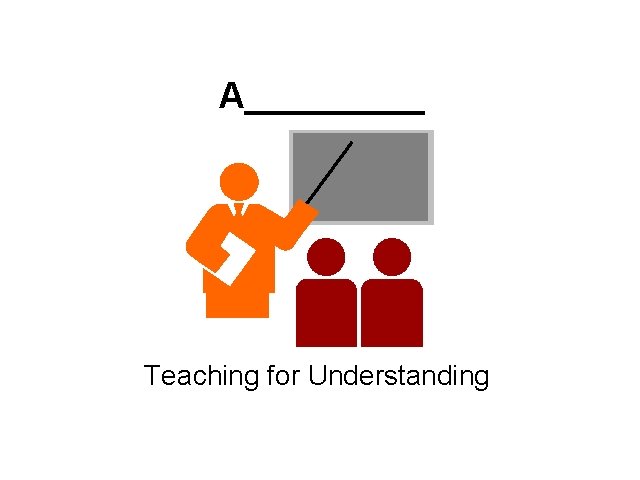 A_____ Teaching for Understanding 