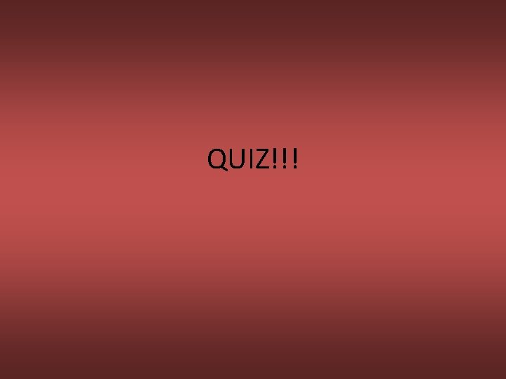 QUIZ!!! 