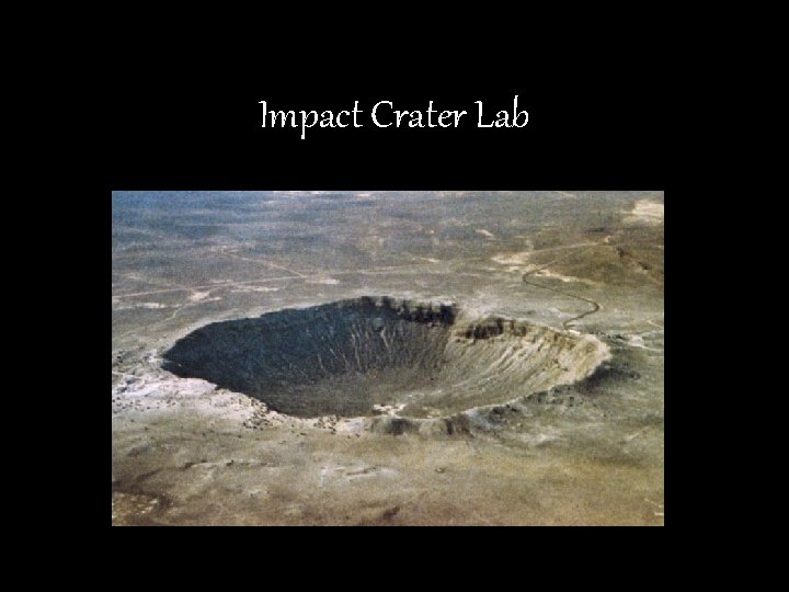 Impact Crater Lab 
