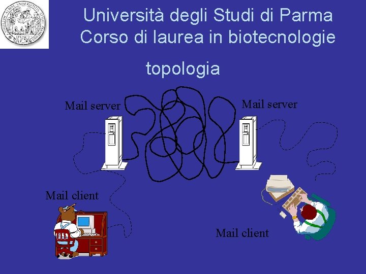 Università degli Studi di Parma Corso di laurea in biotecnologie topologia Mail server Mail