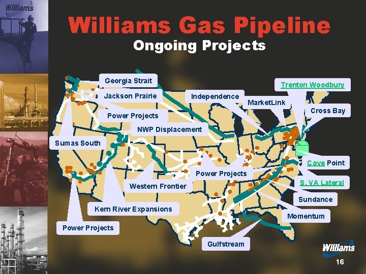 Williams Gas Pipeline Ongoing Projects Georgia Strait Jackson Prairie Trenton Woodbury Independence Market. Link