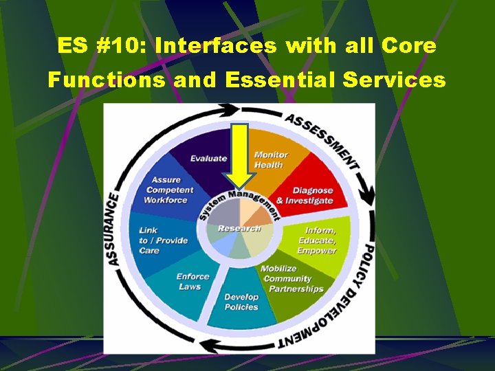 ES #10: Interfaces with all Core Functions and Essential Services 