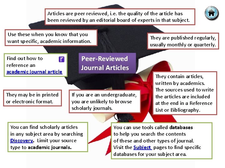 Articles are peer reviewed, i. e. the quality of the article has been reviewed