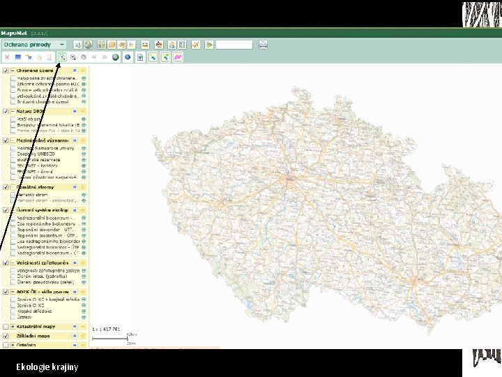 Seminární práce • • • Mapomat Mapa potenciální vegetace Mapa současné vegetace Mapa chráněných