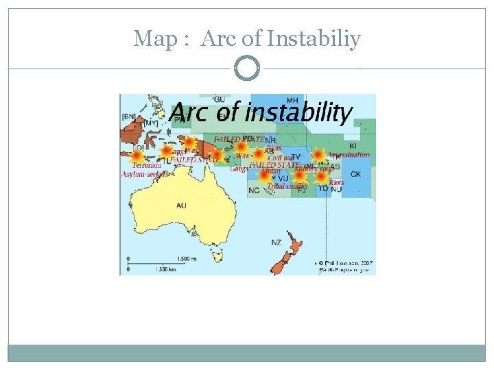 Map : Arc of Instabiliy 