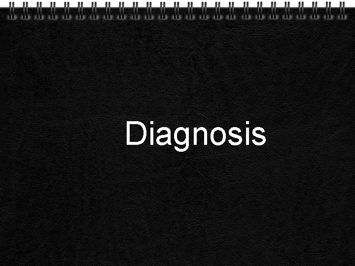 Diagnosis Page 