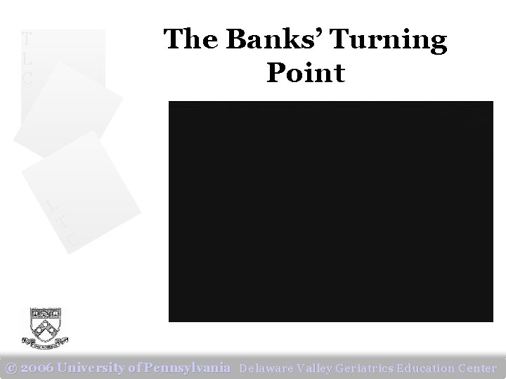 The Banks’ Turning Point T L C L T C © 2006 University of